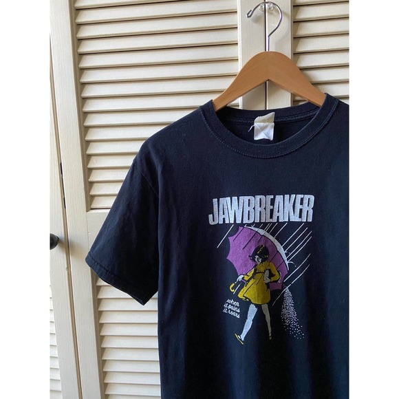 Vintage Shirts Vintage Jawbreaker Morton Salt Girl Black Band Tee